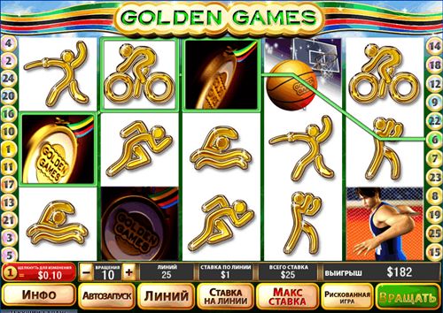 Играть - в игровой автомат тематики олимпийских игр - золотая игра
